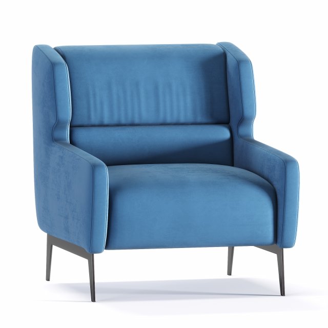 Dienne Salotti Chair Modello 3D .c4d .max .obj .3ds .fbx .stl .blend