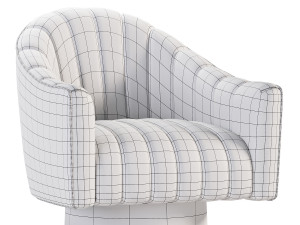 Buoyant Accent Lounge Swivel Chair Modèle 3D
