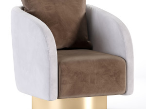 HER Armchair By Stylish Club Modèle 3D