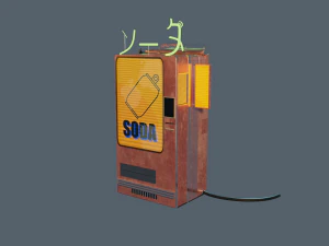 Vending machine 3D Model