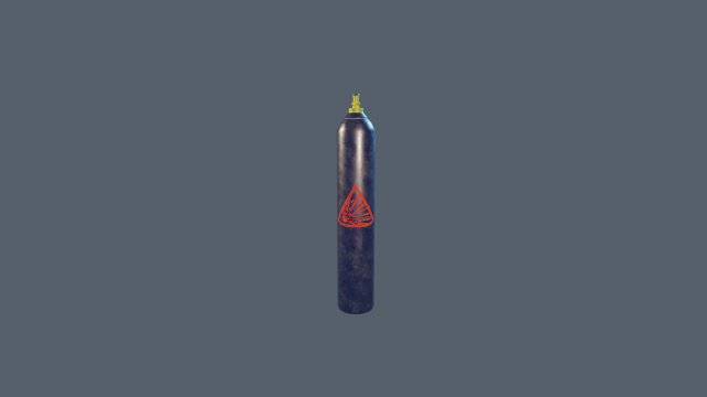Gas barrel 3D Модель .c4d .max .obj .3ds .fbx .stl .blend 