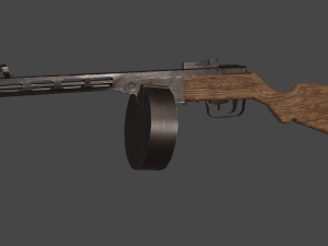 PPSH 41 3Dモデル