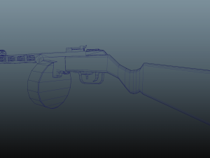 PPSH 41 3Dモデル