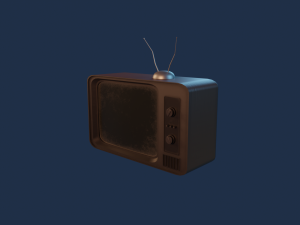 Retro TV 3D Model