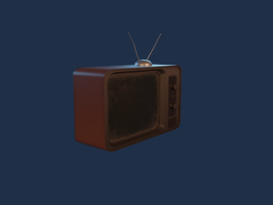 Retro TV 3D Model