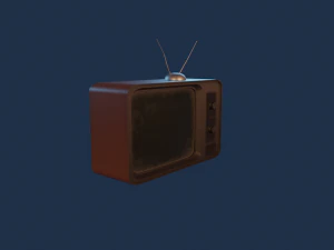 Retro TV 3D Model