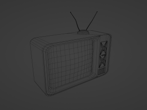 Retro TV 3D Model