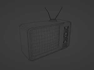 Retro TV 3D Model