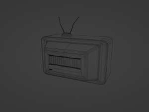 Retro TV 3D Model