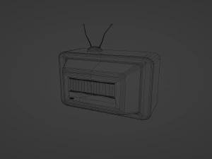 Retro TV 3D Model