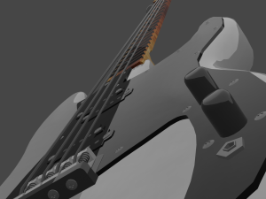 Bass Guitar 3D Модель