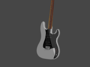 Bass Guitar 3D Модель