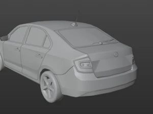 Skoda Rapid 3D Model