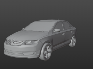 Skoda Rapid 3D Модель