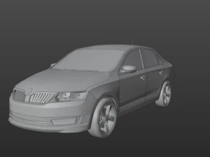 Skoda Rapid 3D Model