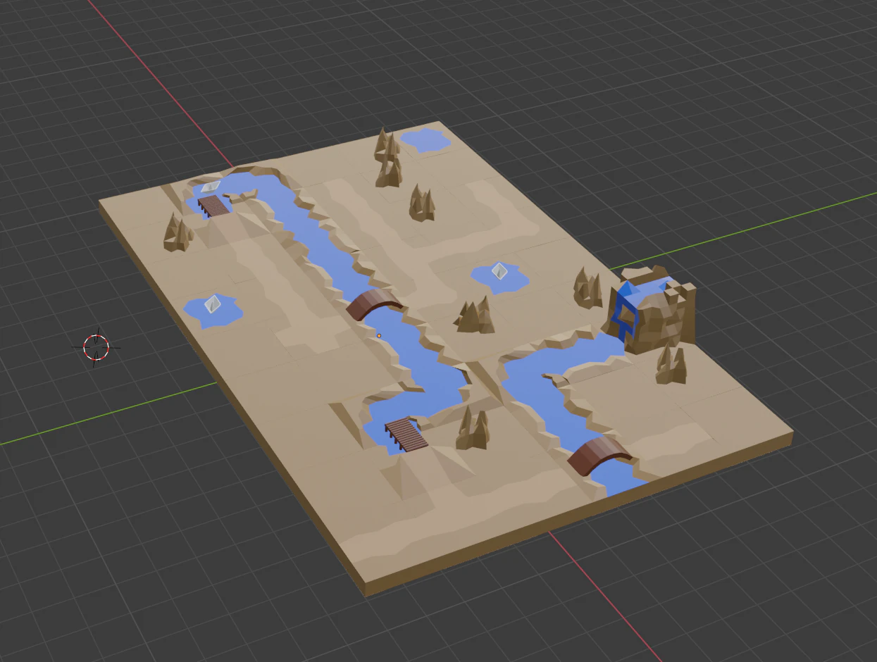 Variable map area 3D Model .c4d .max .obj .3ds .fbx .stl .blend 