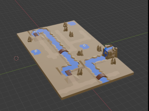 Variable map area 3D Model