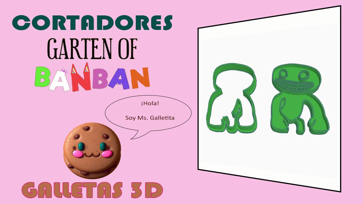 COOKIE CUTTER GARTEN OF BAN BAN 3D Print Model .c4d .max .obj .3ds .fbx .stl .blend 