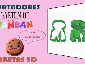BAN BAN'IN KURABİYE KESİCİ BAH&Ccedil;ESİ 3D Baskı Modeli