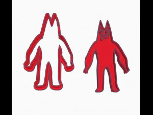 COOKIE CUTTER GARTEN OF BAN BAN 3D Print Model
