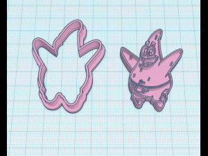 COOKIE CUTTER SPONGEBOB SQUAREPANTS 3D Print Model