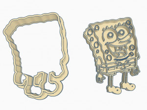 COOKIE CUTTER SPONGEBOB SQUAREPANTS 3D Print Model