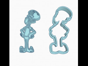 COOKIE CUTTER SPONGEBOB SQUAREPANTS 3D Print Model