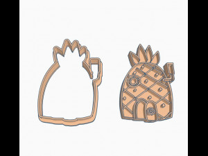 COOKIE CUTTER SPONGEBOB SQUAREPANTS 3D Print Model