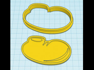 COOKIE CUTTER MICKEY 3D Print Model