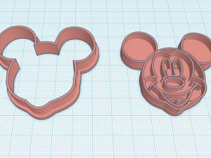 COOKIE CUTTER MICKEY 3D Print Model