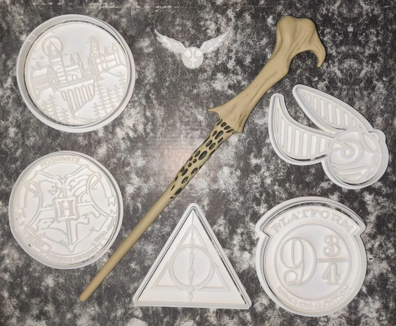 COOKIE CUTTER HARRY POTTER 3D Print Model .c4d .max .obj .3ds .fbx .stl .blend 