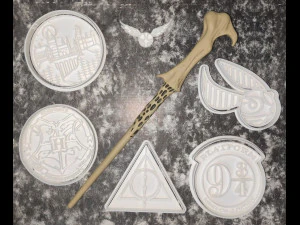 COOKIE CUTTER HARRY POTTER 3D Print Model