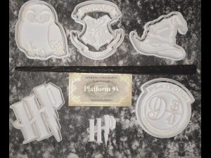 COOKIE CUTTER HARRY POTTER 3D Print Model