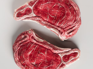 Beef rib steak 3D Model