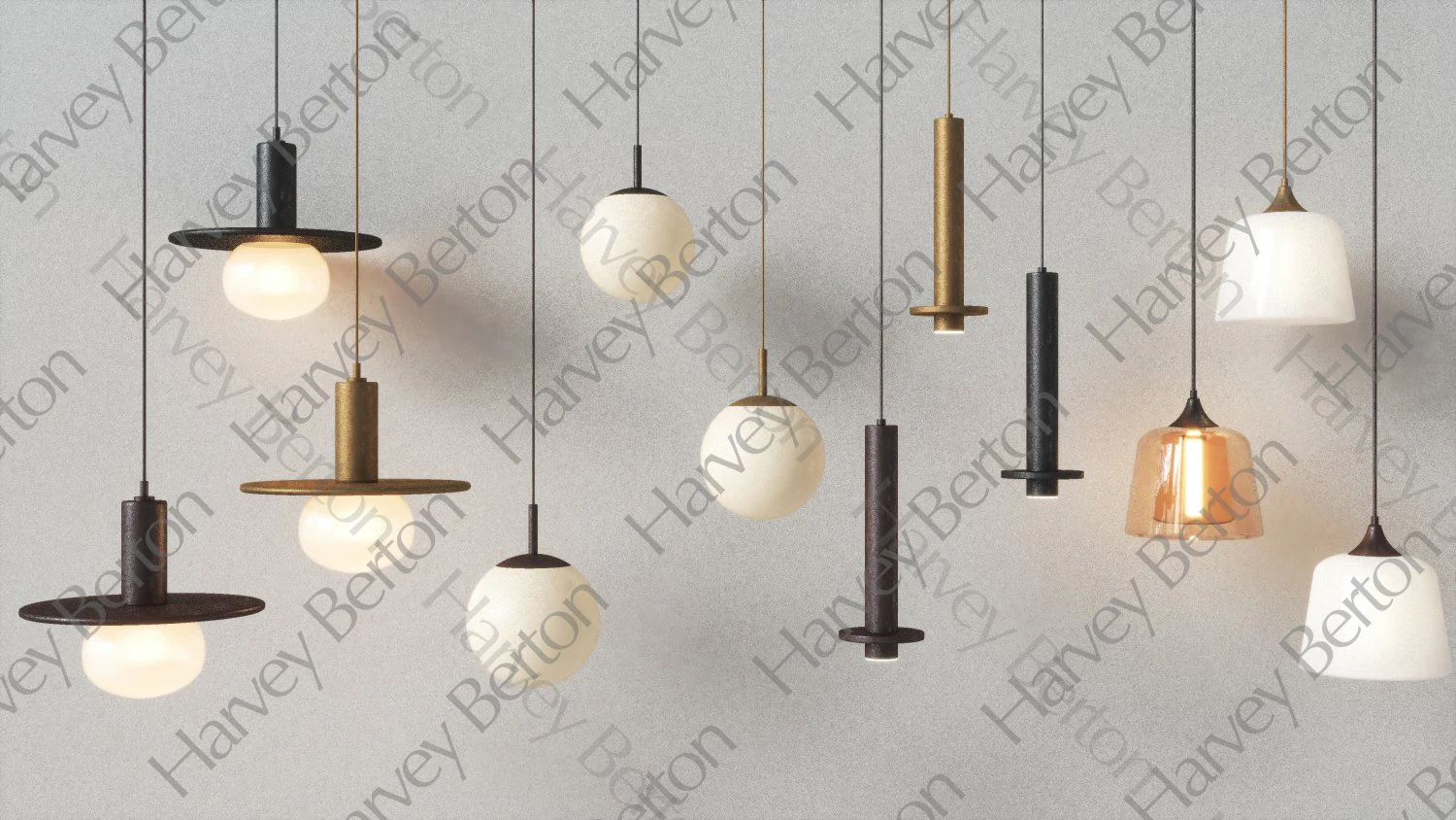 Title Elegant Contemporary Ceiling Lamp Model for 3ds Max 3D Model .c4d .max .obj .3ds .fbx .stl .blend