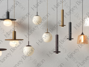 Title Elegant Contemporary Ceiling Lamp Model for 3ds Max 3D मॉडल
