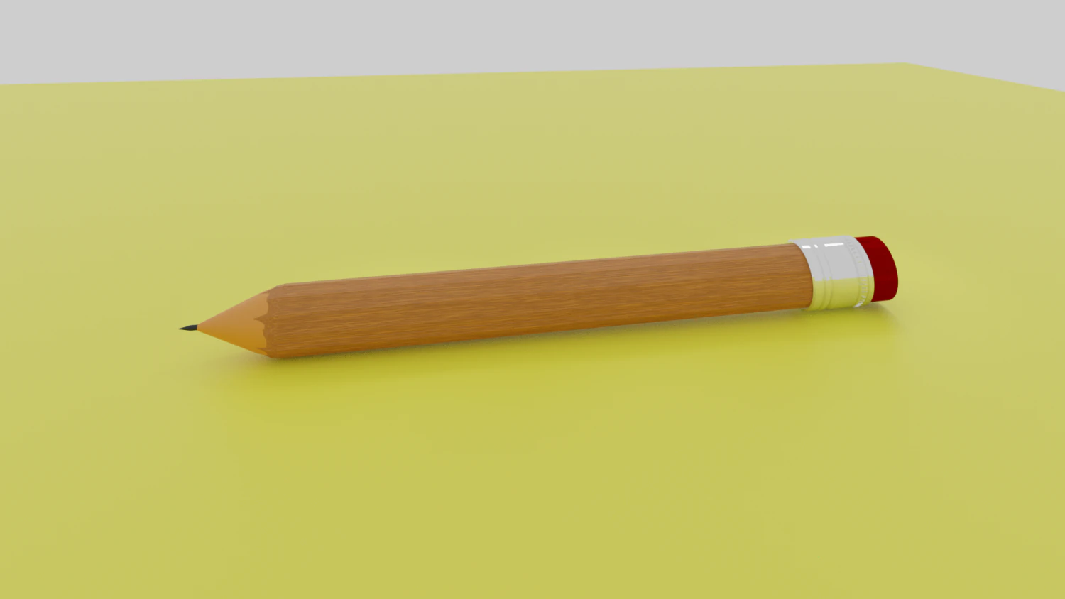 Карандаш 3D Модель .c4d .max .obj .3ds .fbx .stl .blend 