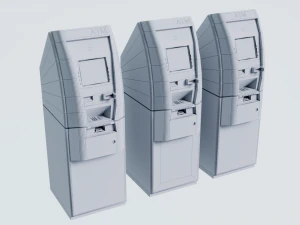 Automated Teller Machine 3D Model