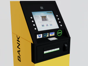 Automated Teller Machine 3D Model