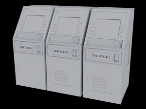 Automated Teller Machine 3D Model