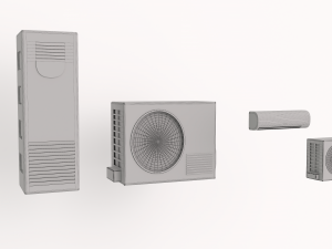 Air conditioner 3D Model