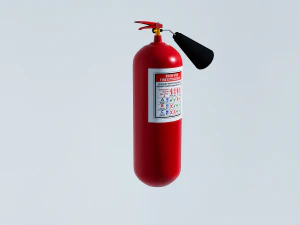 About fire extinguisher 3D Model
