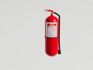 About fire extinguisher 3D Model
