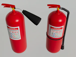 About fire extinguisher 3D Model