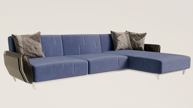 Sofa 3D Модель .c4d .max .obj .3ds .fbx .stl .blend 