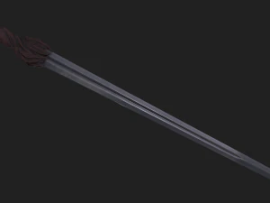Fantasy sword 01 3D Model