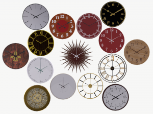 Clocks 3D Model