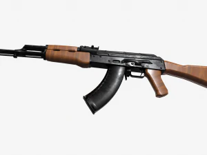 Ak-47 Assault Rifle 3D Model