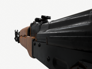 Ak-47 Assault Rifle Model 3D