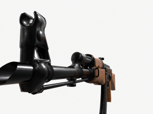 Ak-47 Assault Rifle Model 3D